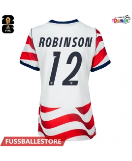 Günstige Vereinigte Staaten Miles Robinson #12 Heimtrikot Damen WM 2026 Kurzarm